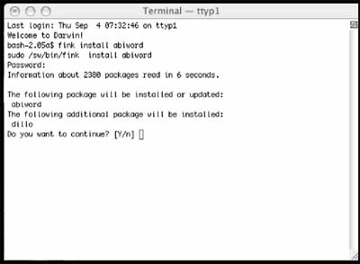 Installing from the command line