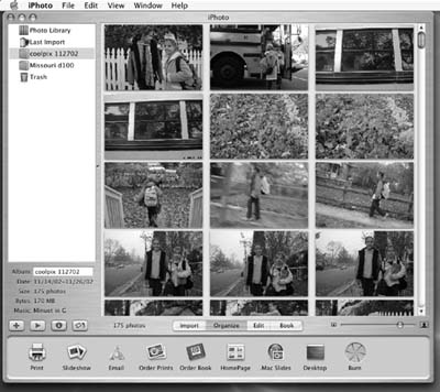 iPhotos linked to iMovie