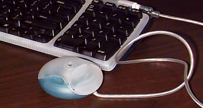 iMac transparent keyboard, mouse