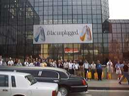 Long lines at Jacob Javits