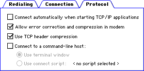 Remote Access control panel Options pane