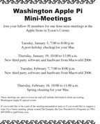 Mini meetings poster