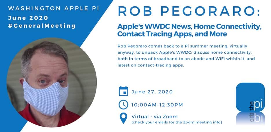 Rob Pegoraro talks to the Pi about Apple's World Wide Developer Conference, home connectivity, and probably many other strange and wonderous things.