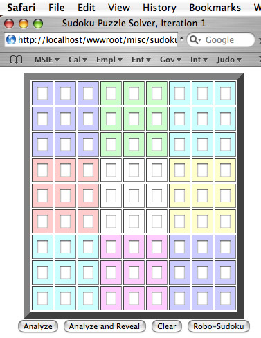 Sudoku puzzle solver