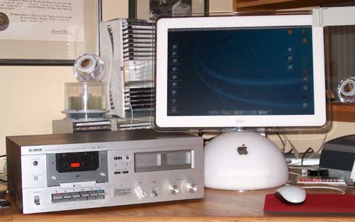 iMac and cassette deck