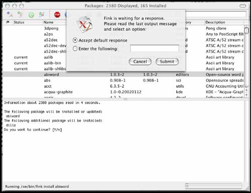 Identify dependent packages