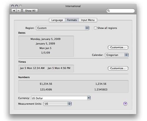 System Preferences