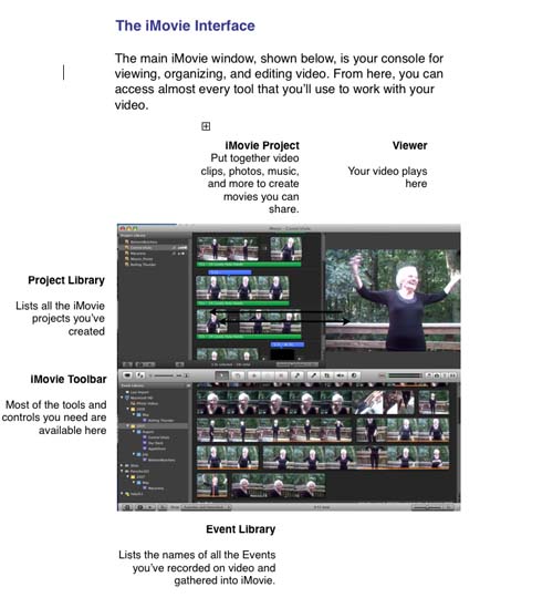 iMovie '08 interface explained