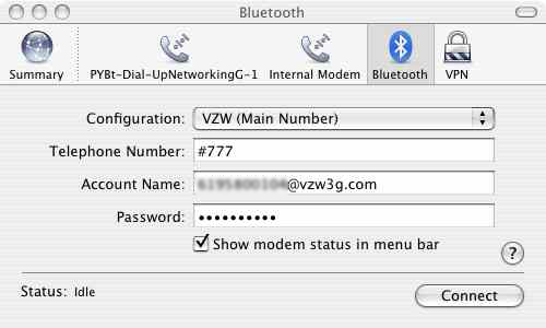 Bluetooth connection