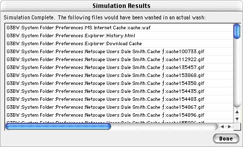 Simulation results