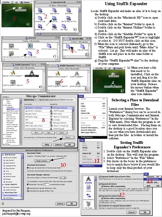 how to set up stuffit expander