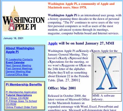 Old Washington Apple Pi site