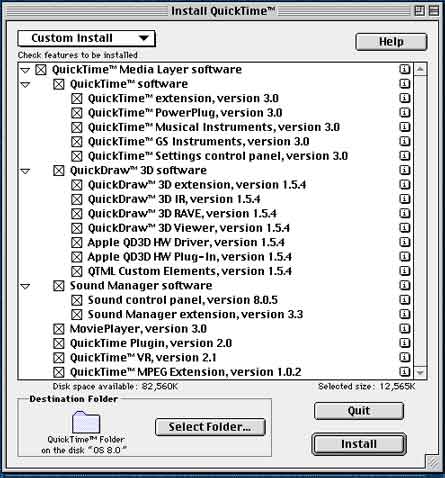 All Elements of QuickTime 3.0