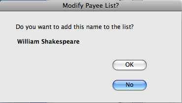 Add name to list?