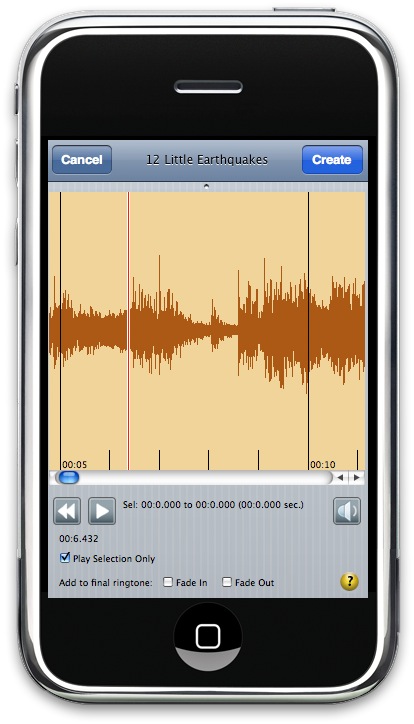 Waveform display