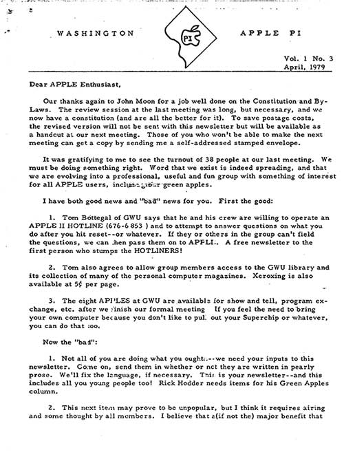 Washington Apple Pi Journal April 1979