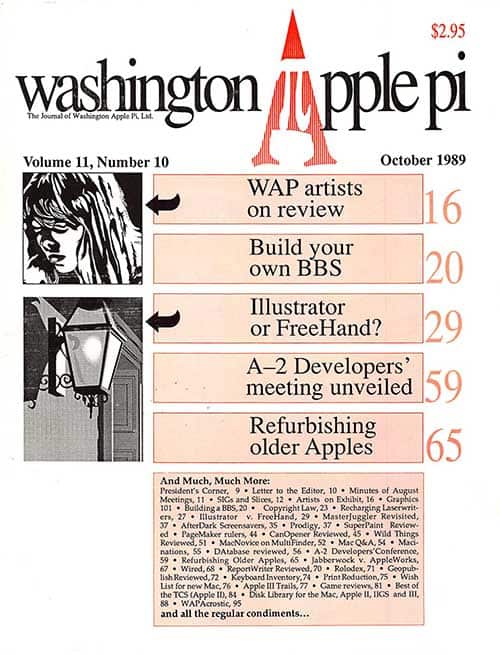 Washington Apple Pi Journal October 1989