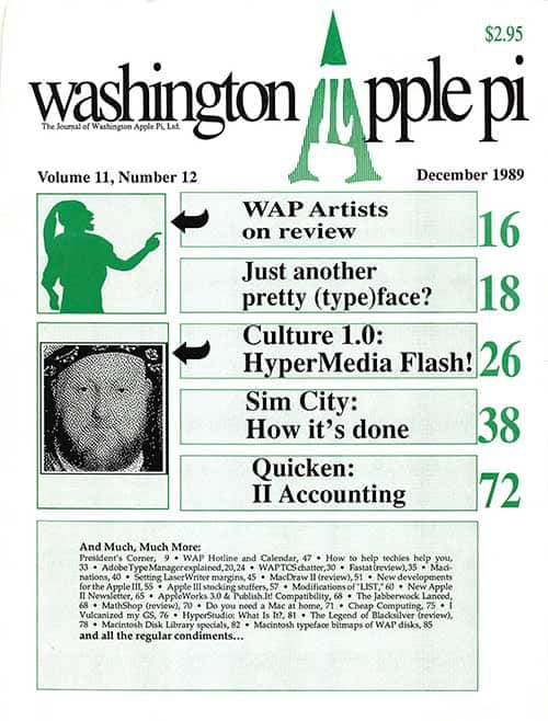 Washington Apple Pi Journal December 1989