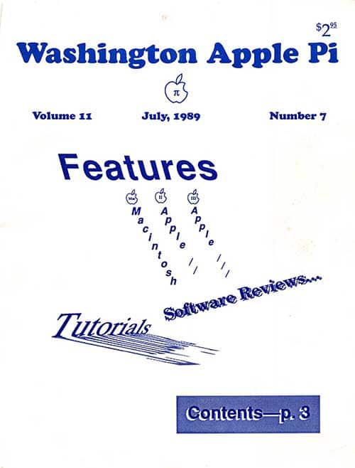 Washington Apple Pi Journal July 1989