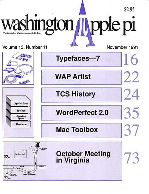 Washington Apple Pi Journal November 1991