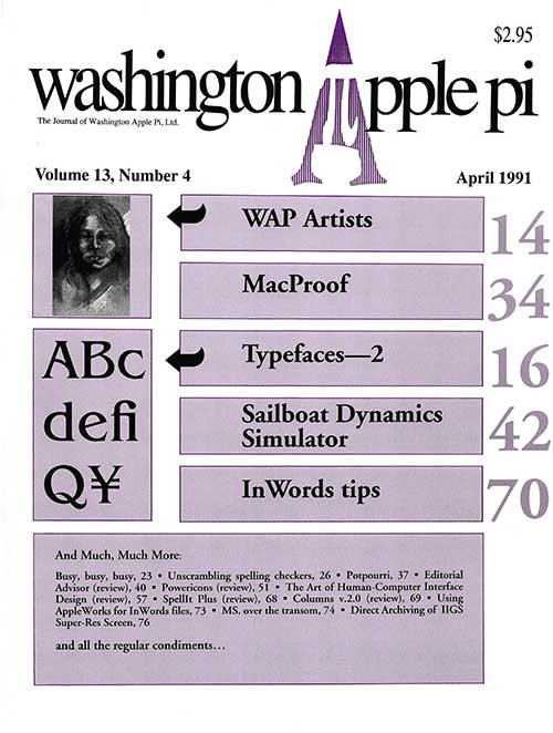 Washington Apple Pi Journal April 1991