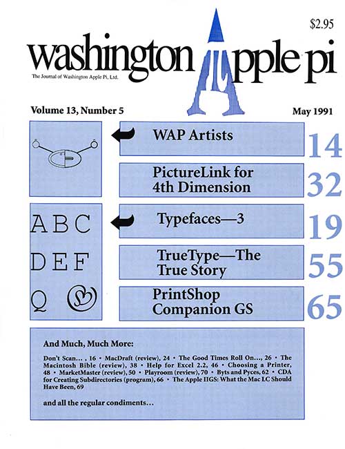 Washington Apple Pi Journal May 1991