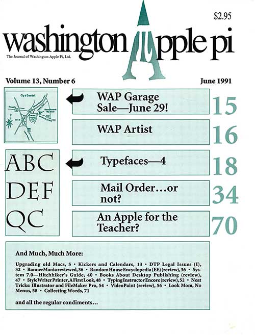 Washington Apple Pi Journal June 1991