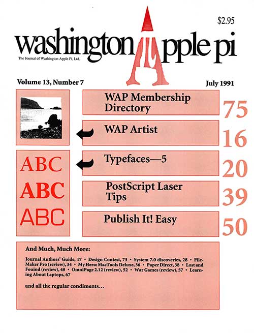 Washington Apple Pi Journal July 1991