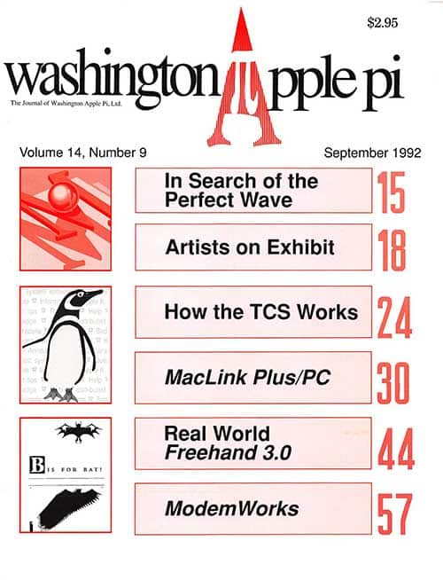 Washington Apple Pi Journal September 1992