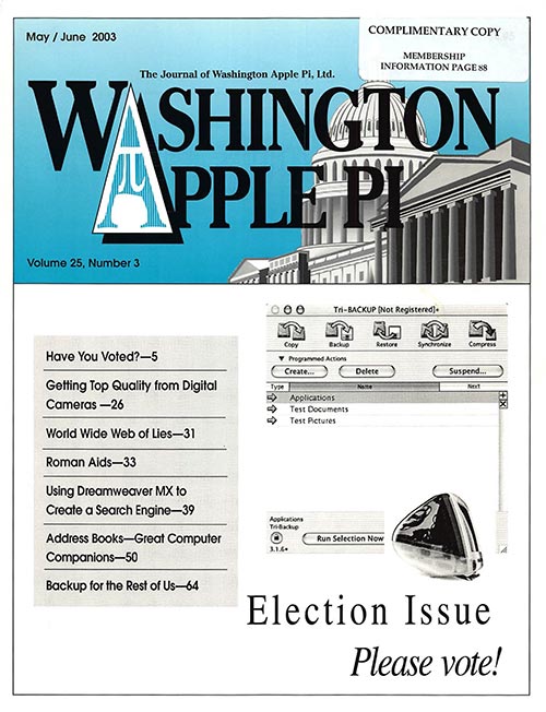 Washington Apple Pi Journal May-June 2003