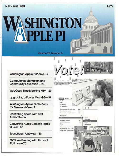 Washington Apple Pi Journal May-June 2004