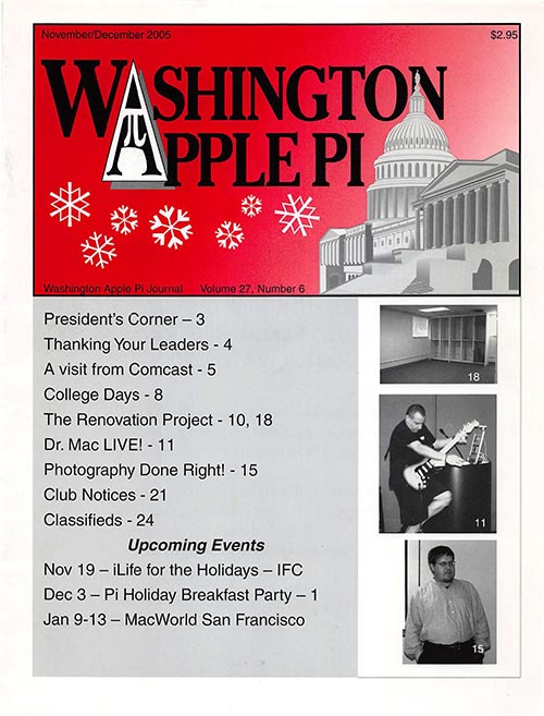 Washington Apple Pi Journal November-December 2005