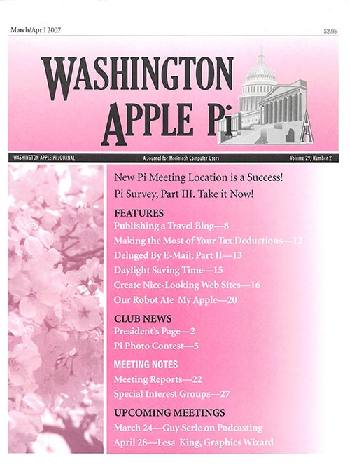 Washington Apple Pi Journal March-April 2007