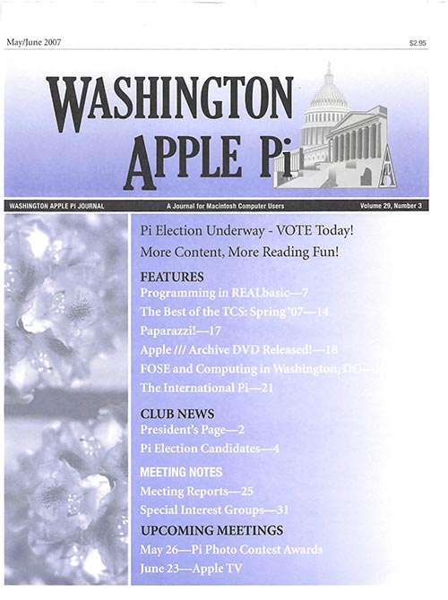 Washington Apple Pi Journal May-June 2007