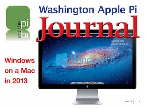 Washington Apple Pi Journal Summer 2013