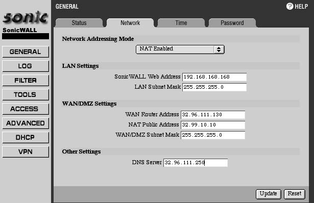 Network Settings