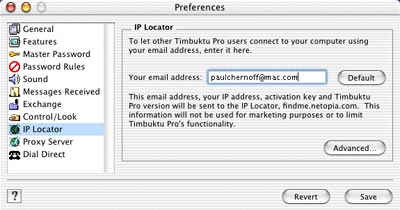 Timbuktu IP locator