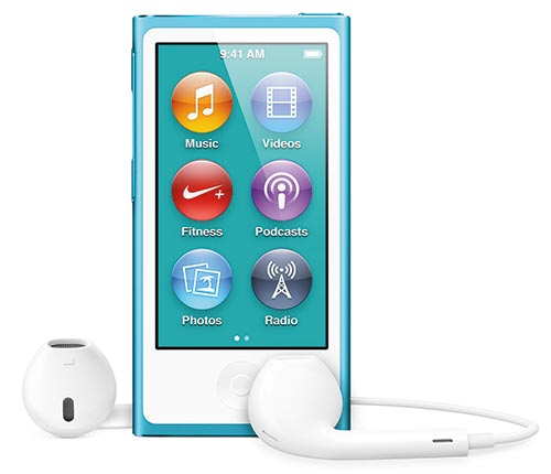 iPod nano with activity sensor