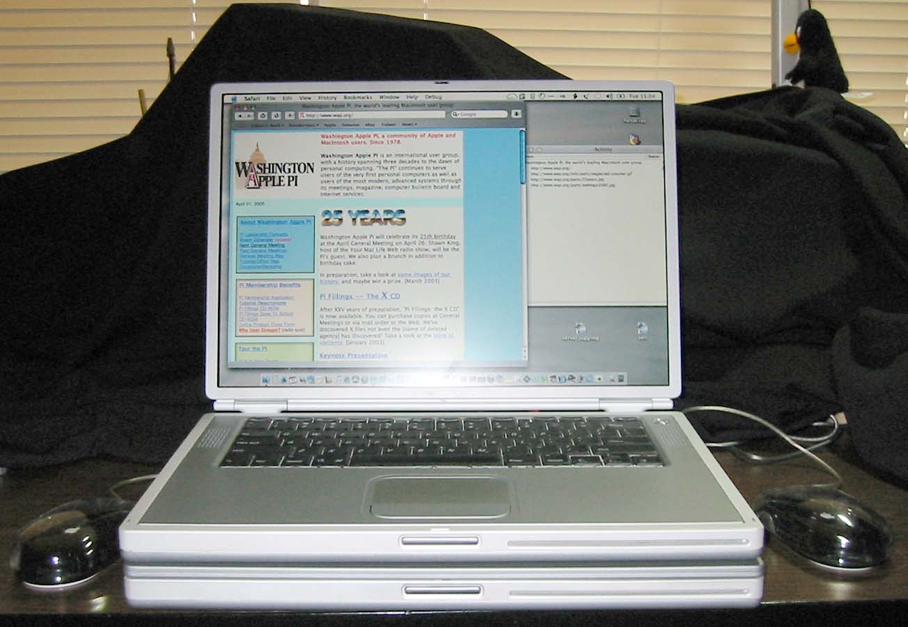 Phobia damper Grønne bønner Dual-processor PowerBook G4 Tested in Washington Area