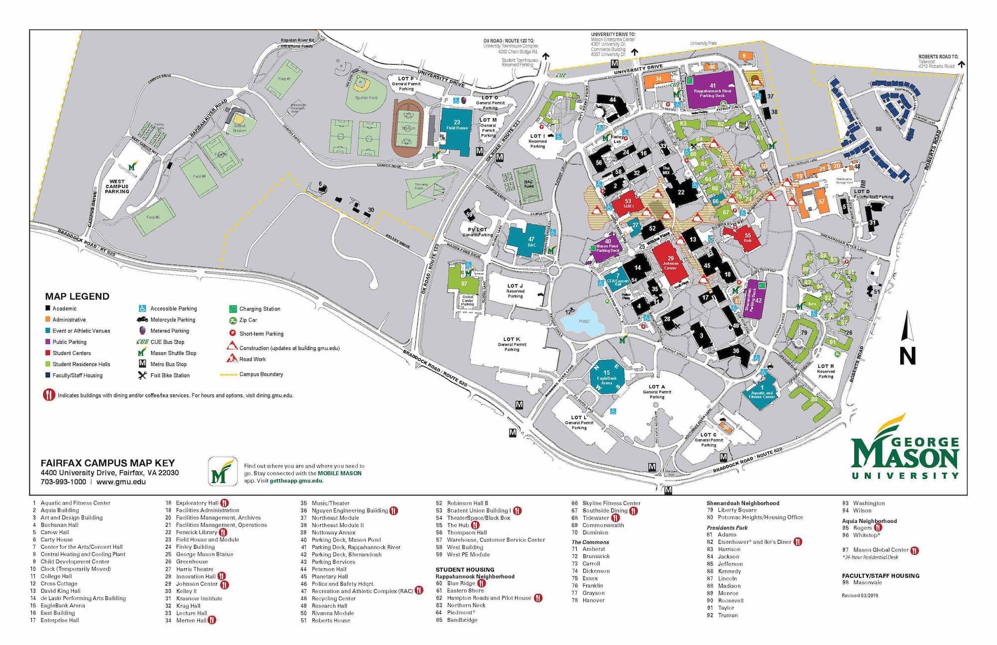 Gmu Manassas Campus Map