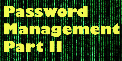 Password management