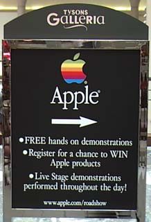 New Mac Road Show Sign