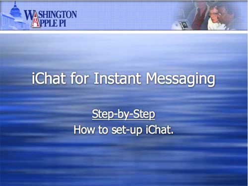 iChat Tutorial